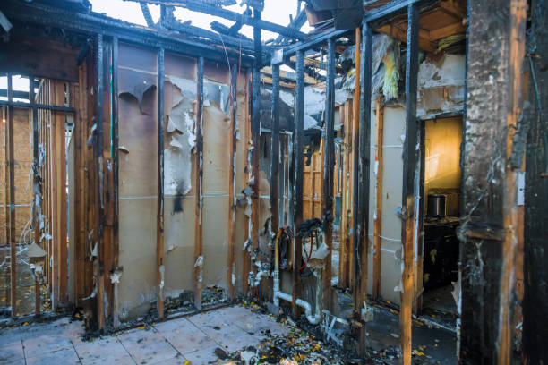 Professional Fire Damage Removal technician working in Marianna, AR